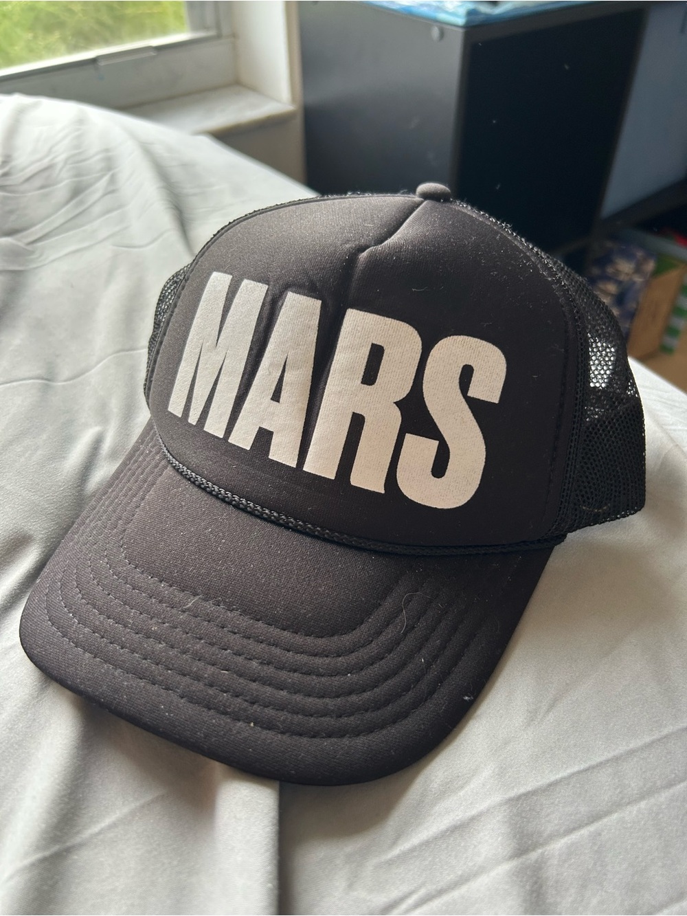 MARS Black Trucker Cap - 30 Seconds to Mars